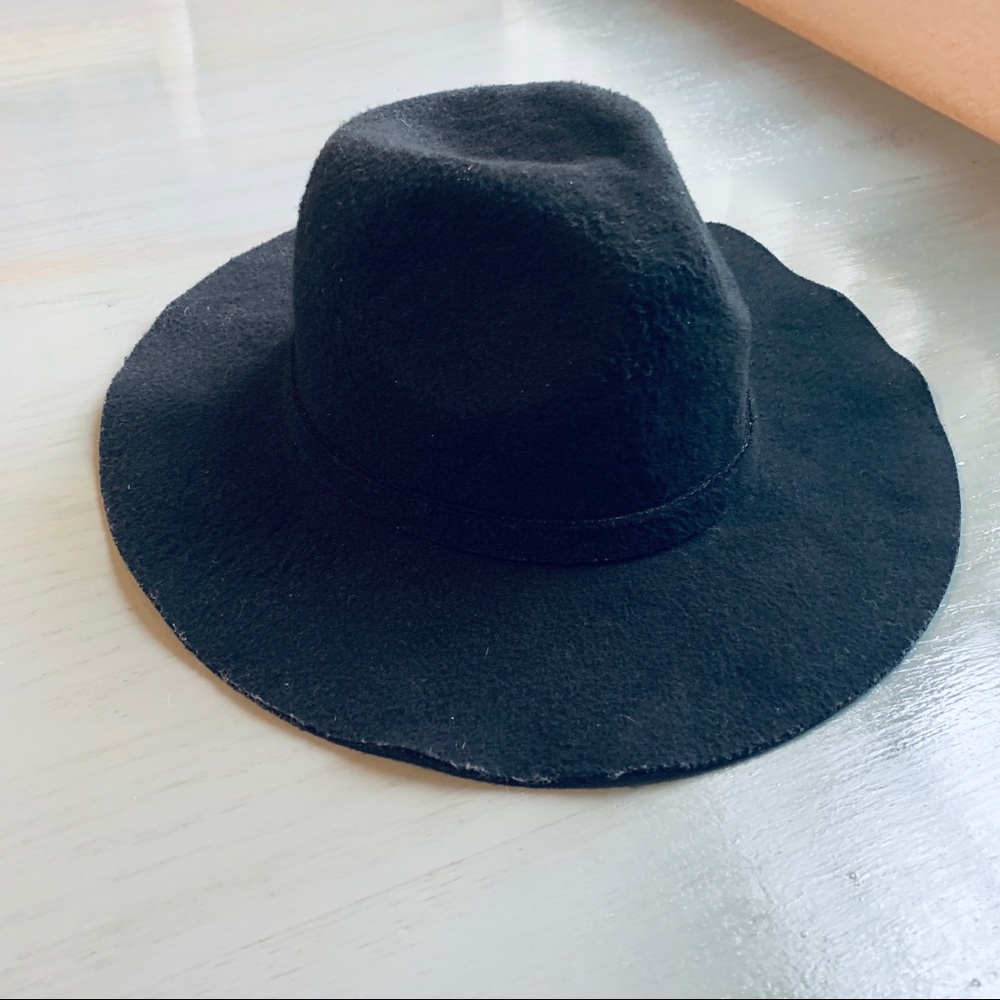 Black modern fashion hat fedora